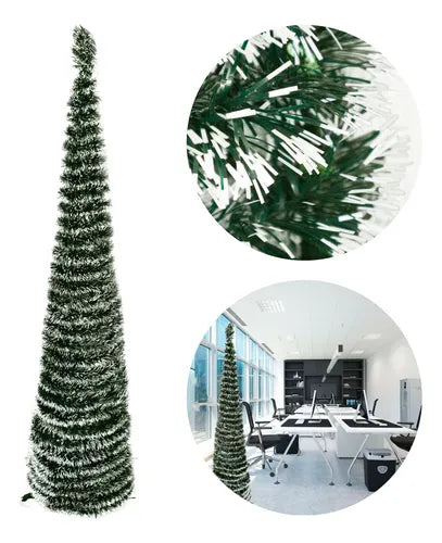 🎄🔥¡¡¡PREVENTA!!! Deslumbra esta Navidad Árbol Plegable PUNTA BLANCA 🎁 PROMOCION X TIEMPO ⏰LIMITADO GRATIS EXTENSION DE 200 BOMBILLOS 🎁