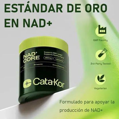 NAD+ Advanced Catakor con Resveratrol – Energía Celular y Bienestar Integral en Cápsulas Premium 🔥PROMOCION 50% DESCUENTO🔥