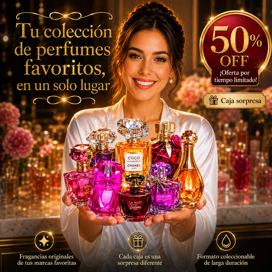 Caja Sorpresa Perfumes Premium Coleccionables | Fragancias Exclusivas 🎁PROMOCION 50% DESCUENTO COLECCION🎁